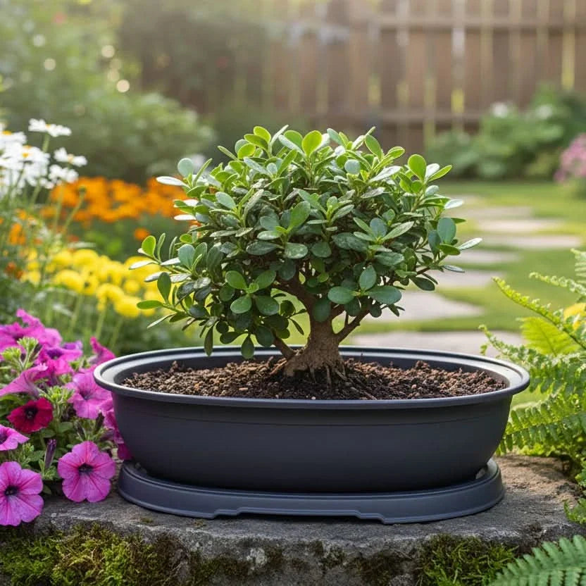 Planter Breathable Rectangular Plastic Bonsai & Succulents