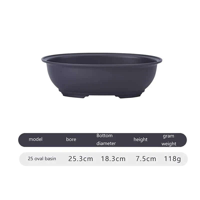 Planter Breathable Rectangular Plastic Bonsai & Succulents