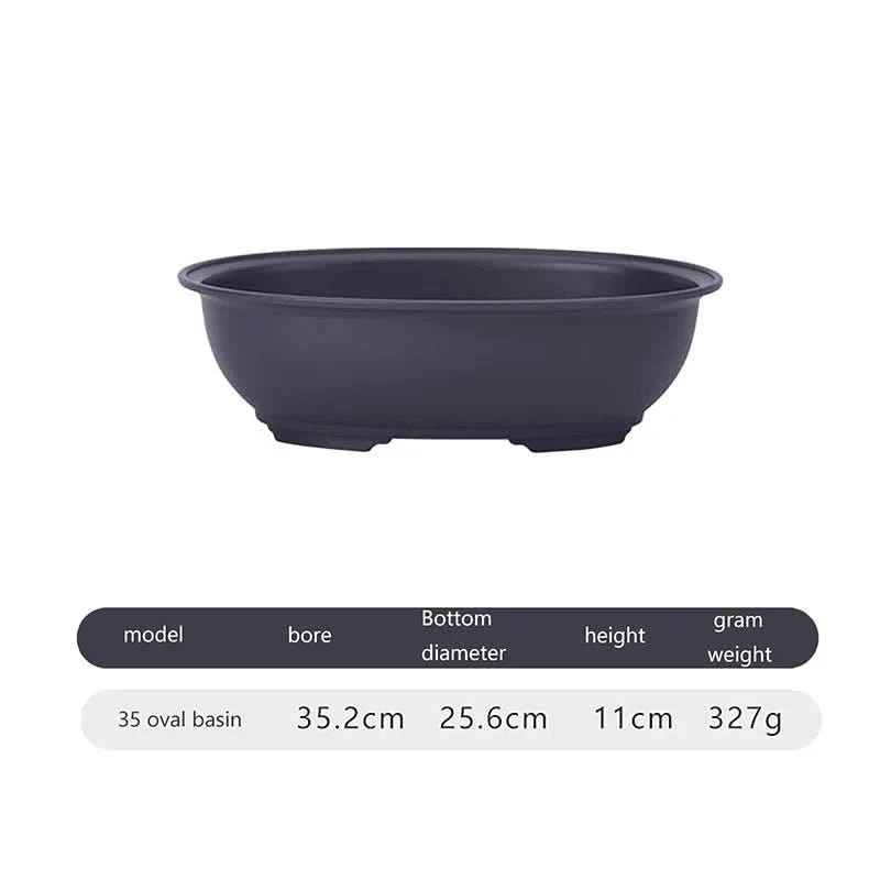 Planter Breathable Rectangular Plastic Bonsai & Succulents
