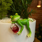 Planter Ornament Rim-Hanging Resin Indoor & Outdoor