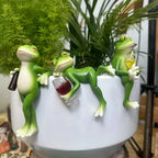 Planter Ornament Rim-Hanging Resin Indoor & Outdoor