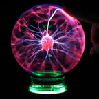 Plasma Ball Night Light Touch-Activated USB/Battery Powered
