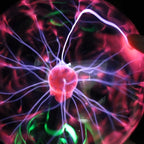 Plasma Ball Night Light Touch-Activated USB/Battery Powered