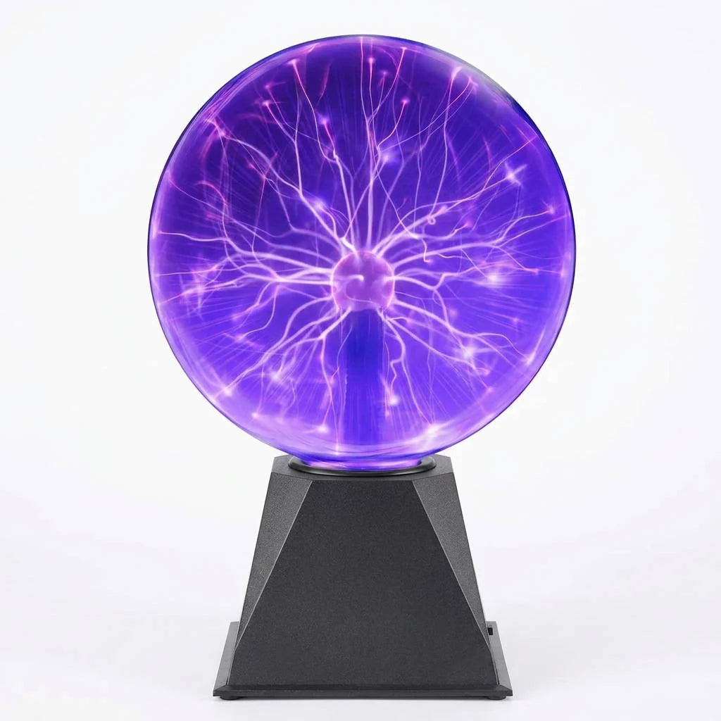 Plasma Globe Lamp 8 Inch Touch & Sound Activated