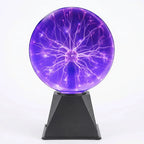 Plasma Globe Touch & Sound-Activated 8 Inch Glass