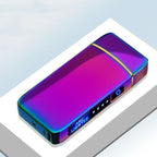 Plasma Lighter Windproof Double Arc USB Rechargeable & LED Indicator