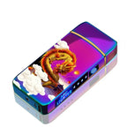 Plasma Lighter Windproof Double Arc USB Rechargeable & LED Indicator