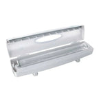 Plastic Wrap Dispenser Spring-Loaded Cutter Fits 12 Inch Rolls