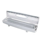 Plastic Wrap Dispenser Spring-Loaded Cutter Fits 12 Inch Rolls