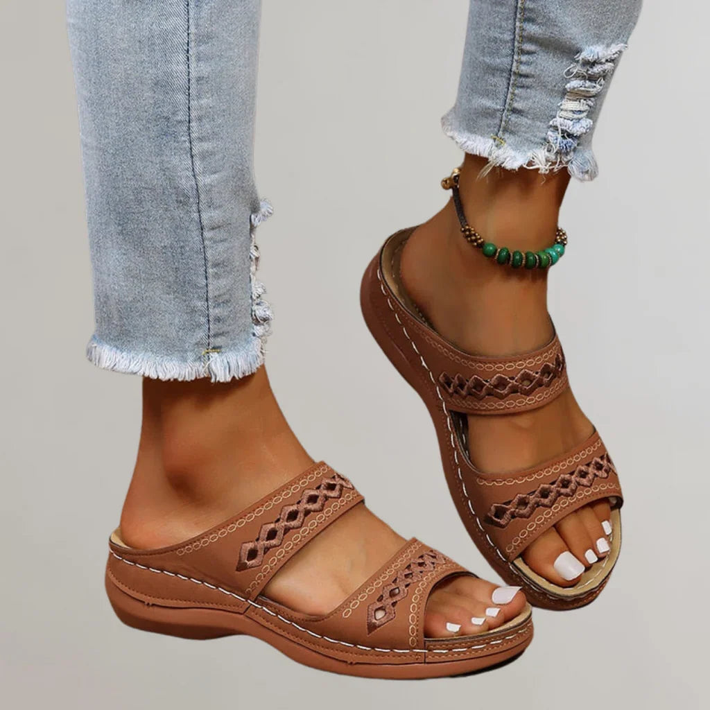 Platform Sandals Arch Contouring Footbed & Adjustable Straps