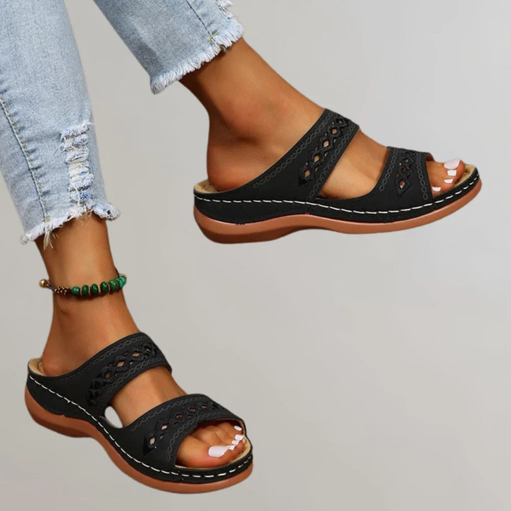 Platform Sandals Arch Contouring Footbed & Adjustable Straps