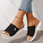 Platform Sandals Lightweight EVA Non-Slip 4 Cm Heel