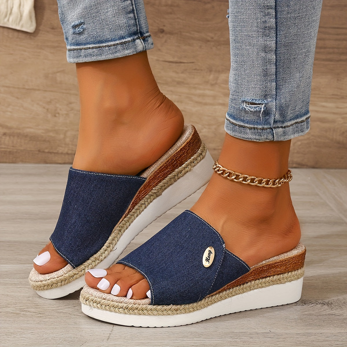 Platform Sandals Lightweight EVA Non-Slip 4 Cm Heel