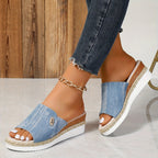 Platform Sandals Lightweight EVA Non-Slip 4 Cm Heel
