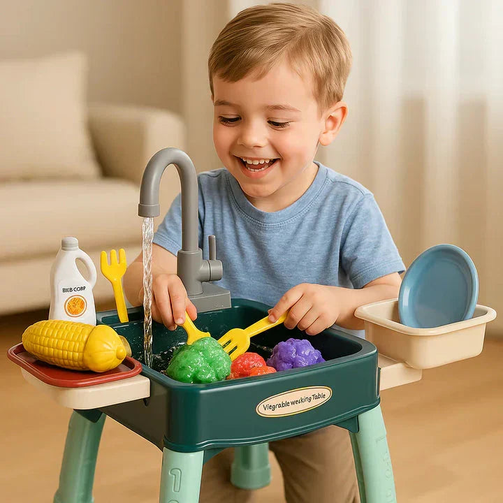 Play Kitchen Real Water Pump & Sink