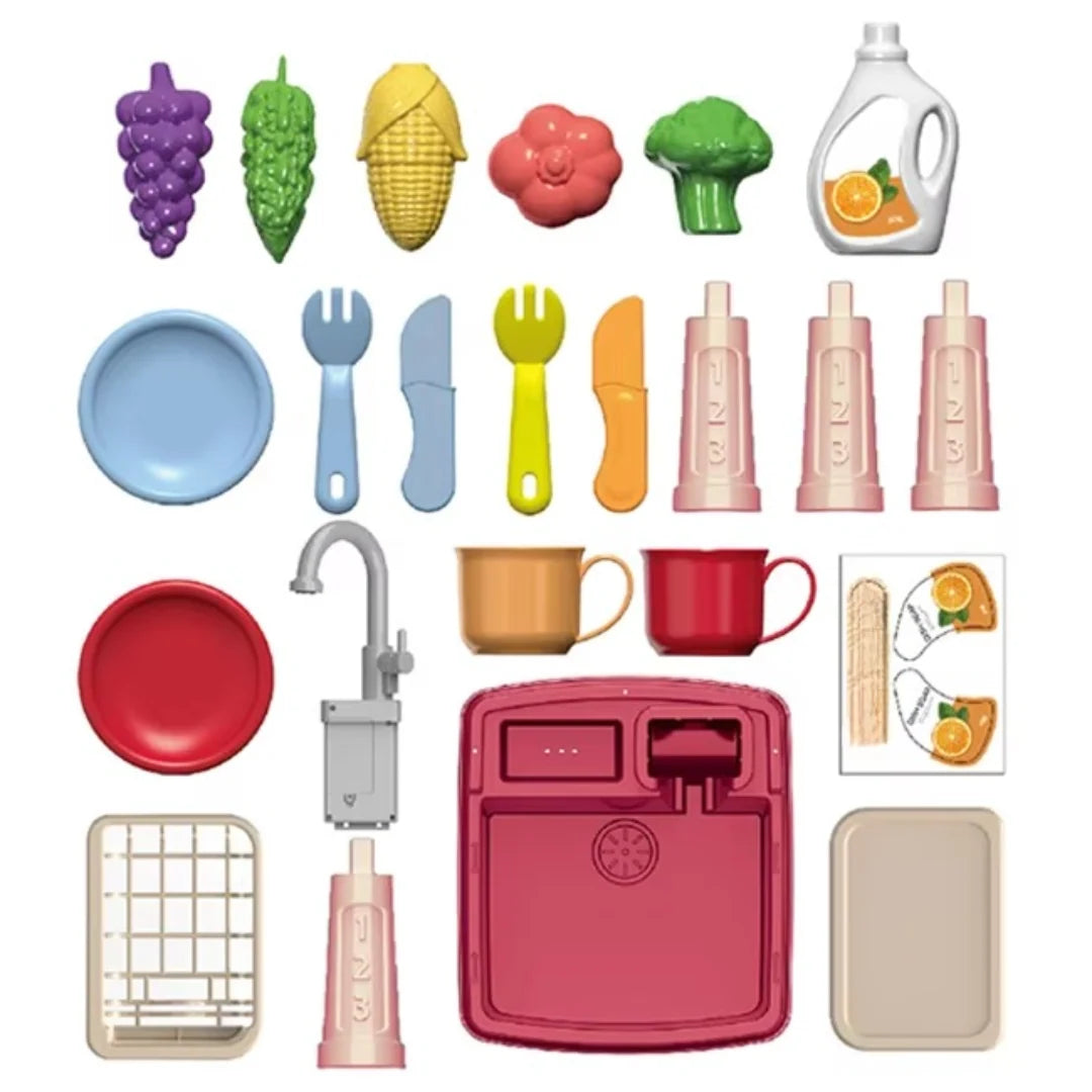 Play Kitchen Real Water Pump & Sink