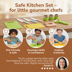 Play Kitchen Tool Set Child-Sized & Easy-Grip