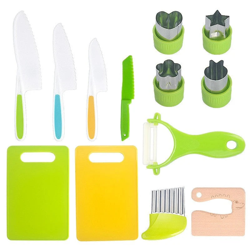 Play Kitchen Tool Set Child-Sized & Easy-Grip