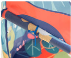 Play Tent Dinosaur Teepee Water-Resistant Polyester & Mesh Windows