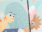 Play Tent Dinosaur Teepee Water-Resistant Polyester & Mesh Windows