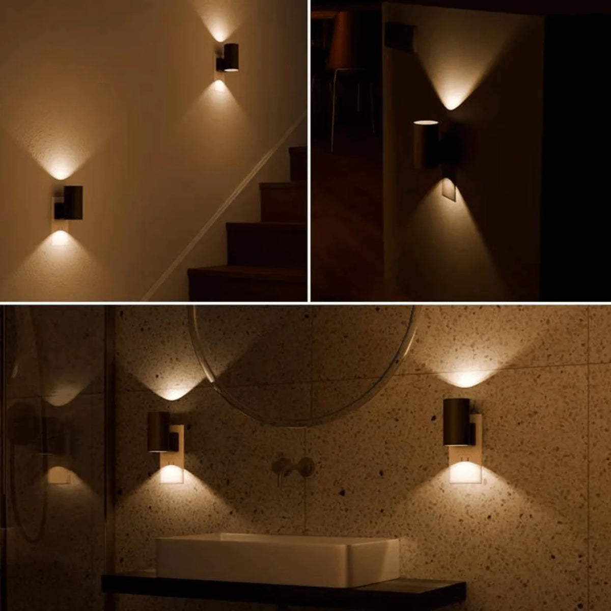 Plug-In Night Light Automatic Sensor & Dimmable Blue-Free LED