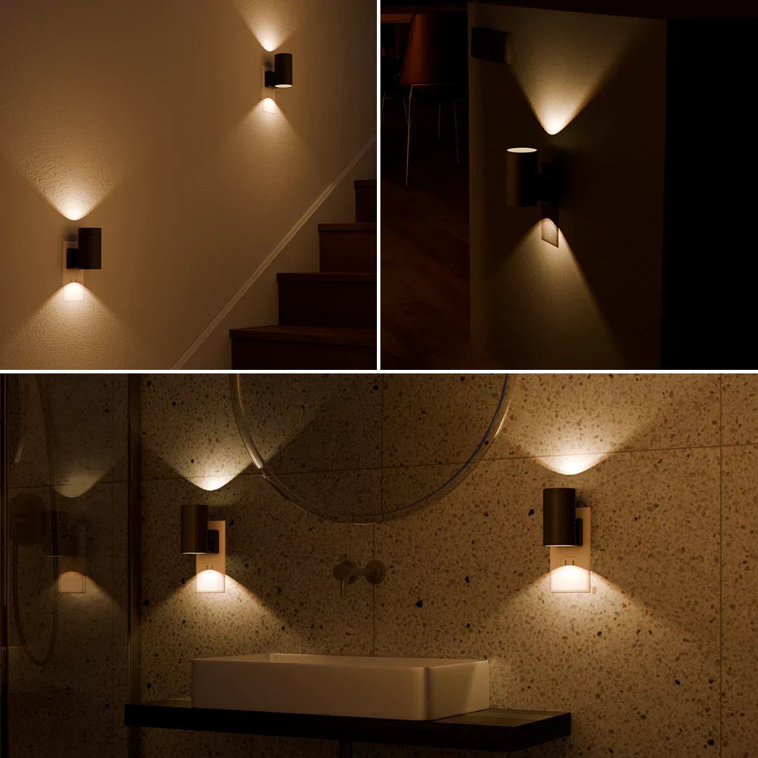 Plug-In Night Light Dimmable Warm White Day-Night Sensor
