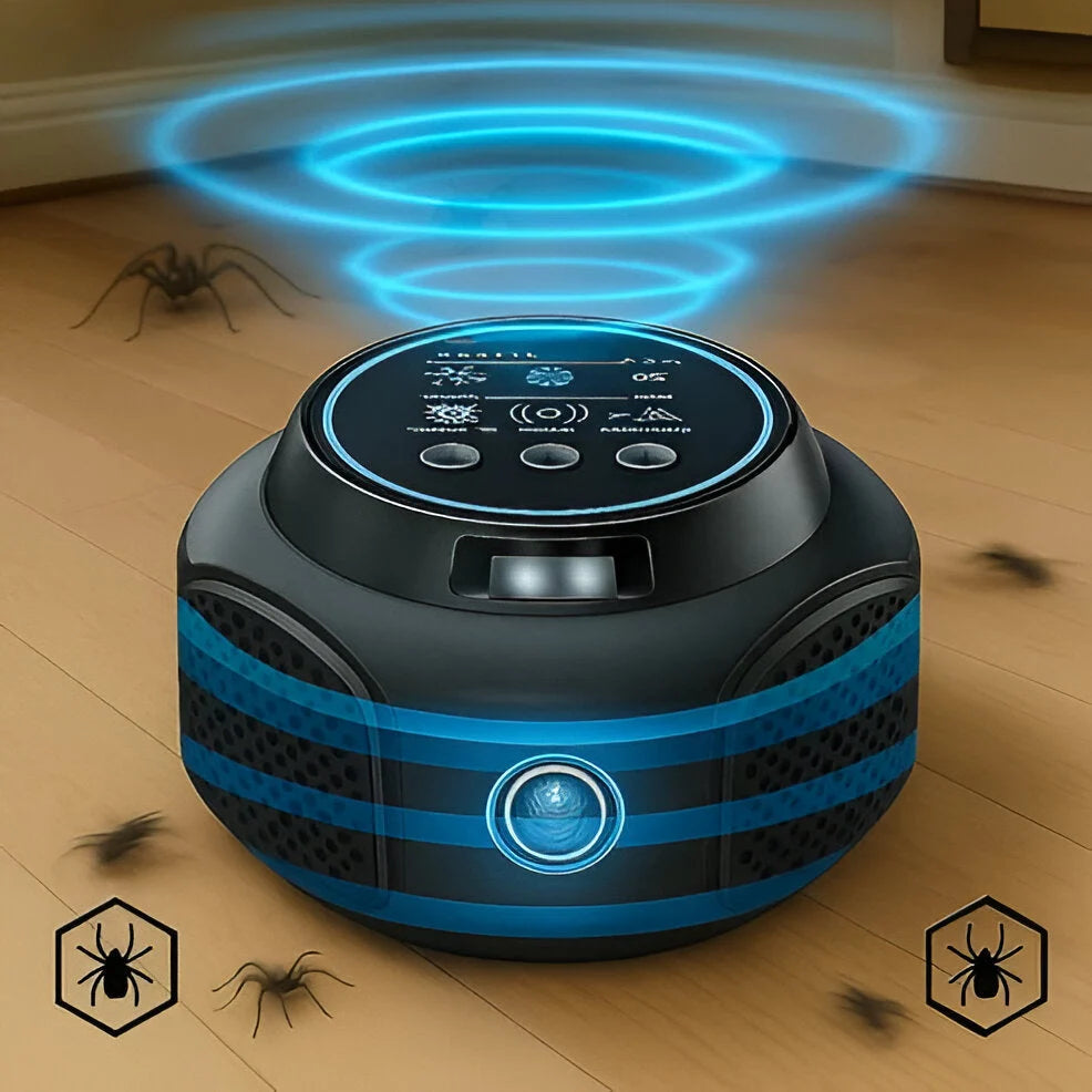 Plug-In Spider Repellent Ultrasonic Chemical-Free 3,200 Sq Ft