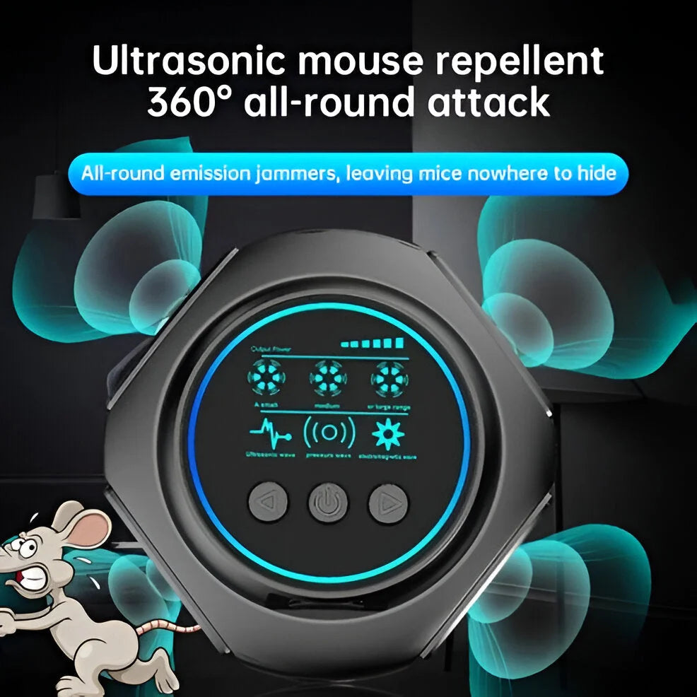 Plug-In Spider Repellent Ultrasonic Chemical-Free 3,200 Sq Ft