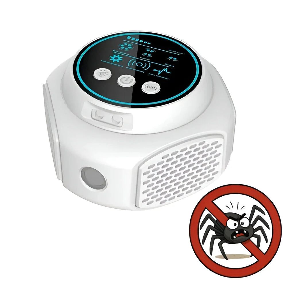 Plug-In Spider Repellent Ultrasonic Chemical-Free 3,200 Sq Ft