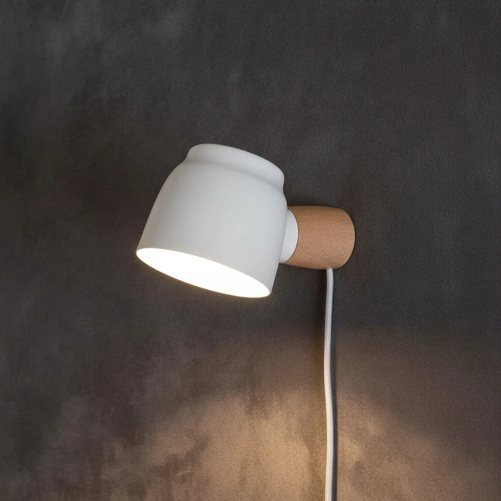 Plug-In Wall Light Scandinavian Warm Ambient