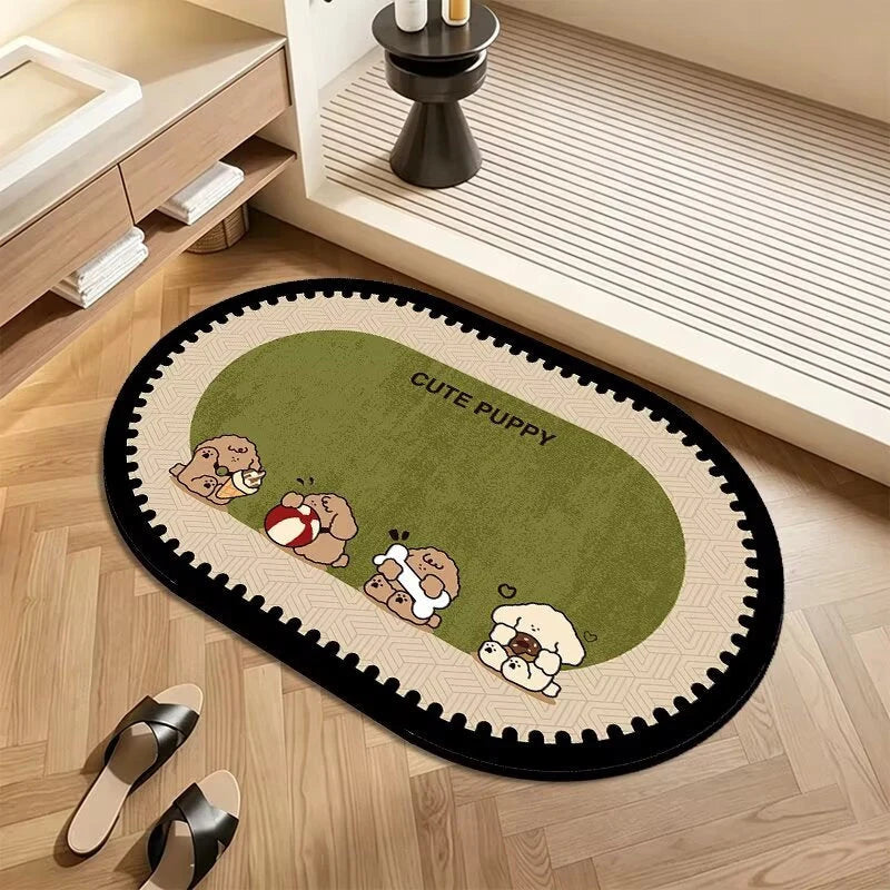 Plush Accent Rug Non-Slip 31.5 x 47.24 Inch
