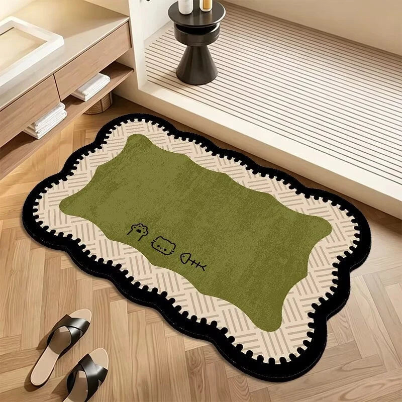Plush Accent Rug Non-Slip 31.5 x 47.24 Inch