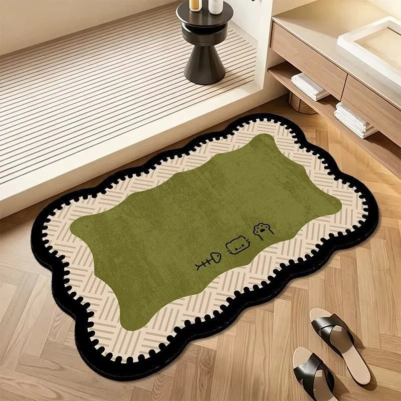 Plush Accent Rug Non-Slip 31.5 x 47.24 Inch
