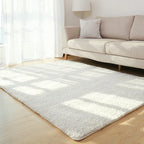 Plush Area Rug Long Pile Cashmere-Like Non-Slip Backing