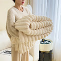 Plush Blanket Faux Fur Super-Soft & Lightweight