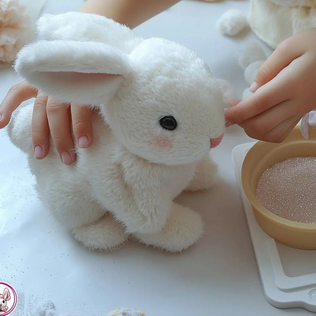 Plush Bunny Motion-Activated Ultra-Soft Child-Safe