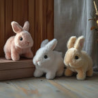 Plush Bunny Touch & Voice Activated Hopping Motion