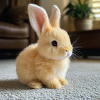 Plush Bunny Voice-Activated Hopping & Touch-Sensitive