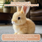 Plush Bunny Voice-Activated Hopping & Touch-Sensitive