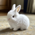 Plush Bunny Voice-Activated Hopping & Touch-Sensitive