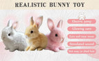 Plush Bunny Voice-Activated & Touch-Sensitive Eco-Friendly Fur