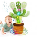 Plush Cactus Toy Organic Cotton Voice-Record & Playback