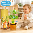 Plush Cactus Toy Organic Cotton Voice-Record & Playback