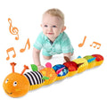 Plush Caterpillar Toy Musical Rattle & Crinkle
