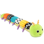 Plush Caterpillar Toy Tummy Time Musical Crinkle & Rattle