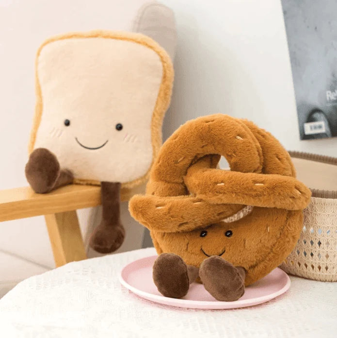 Plush Cushion Soft Skin-Friendly Bakery Shapes