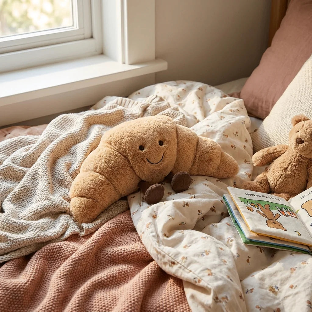 Plush Cushion Soft Skin-Friendly Bakery Shapes