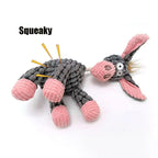 Plush Dog Toy Chew-Resistant Interactive 6 Animal Designs