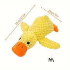 Plush Dog Toy Quacking Sound Lightweight Machine Washable