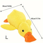 Plush Dog Toy Quacking Sound Lightweight Machine Washable